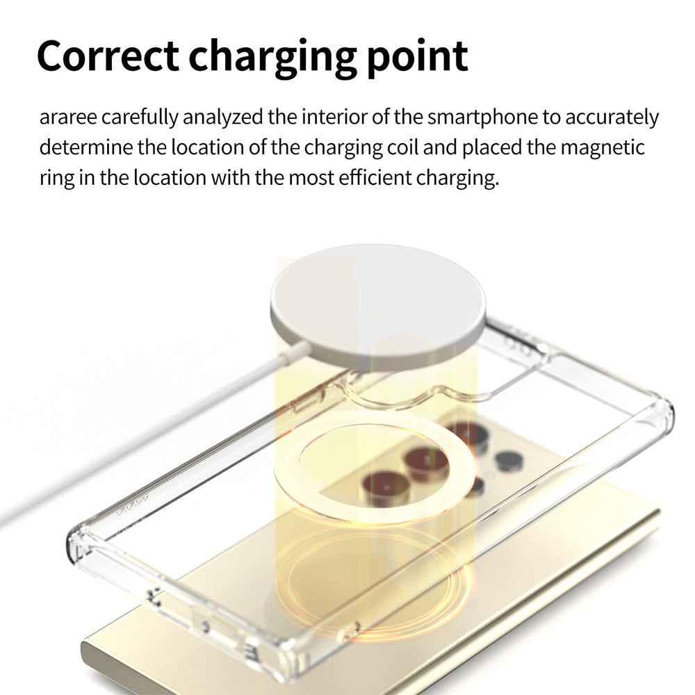 Galaxy S24 Ultra Araree Duple Magsafe Case - Clear Galaxy S24 Ultra Araree Duple Magsafe Case - Clear